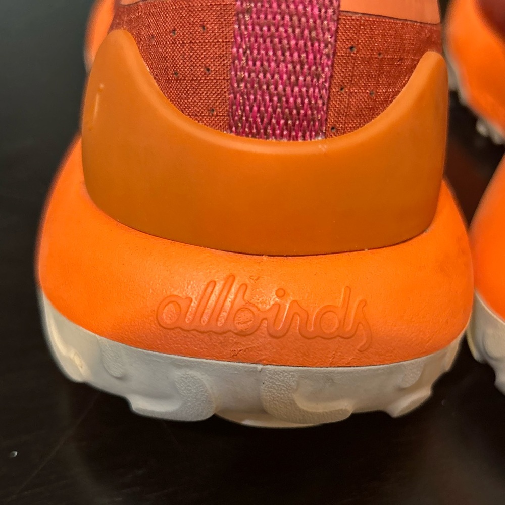 Allbirds Trailrunner SWT Diablo Orange Cream Sneakers Size 8.5 - Picture 7 of 12